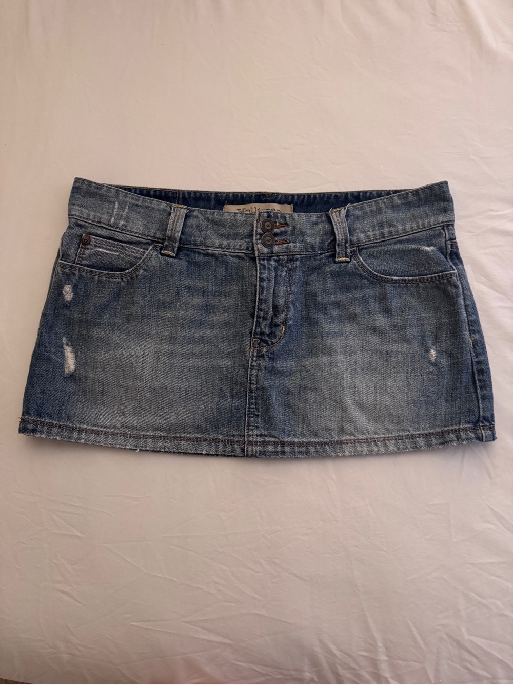 Vintage Hollister Denim Miniskirt Y2K
